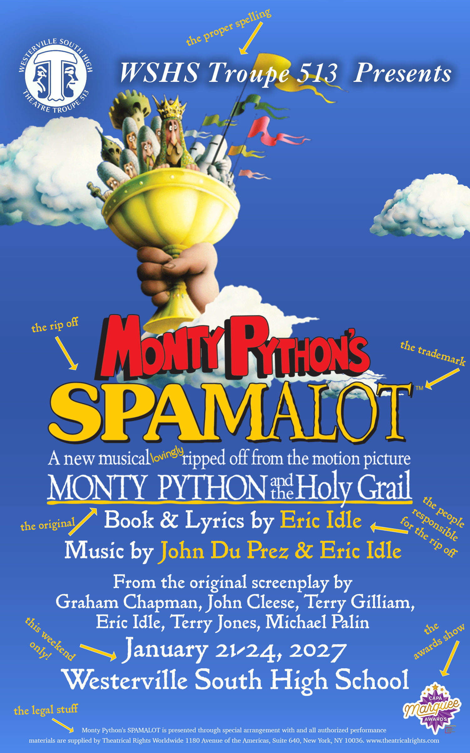 Spamalot Sweatshirt