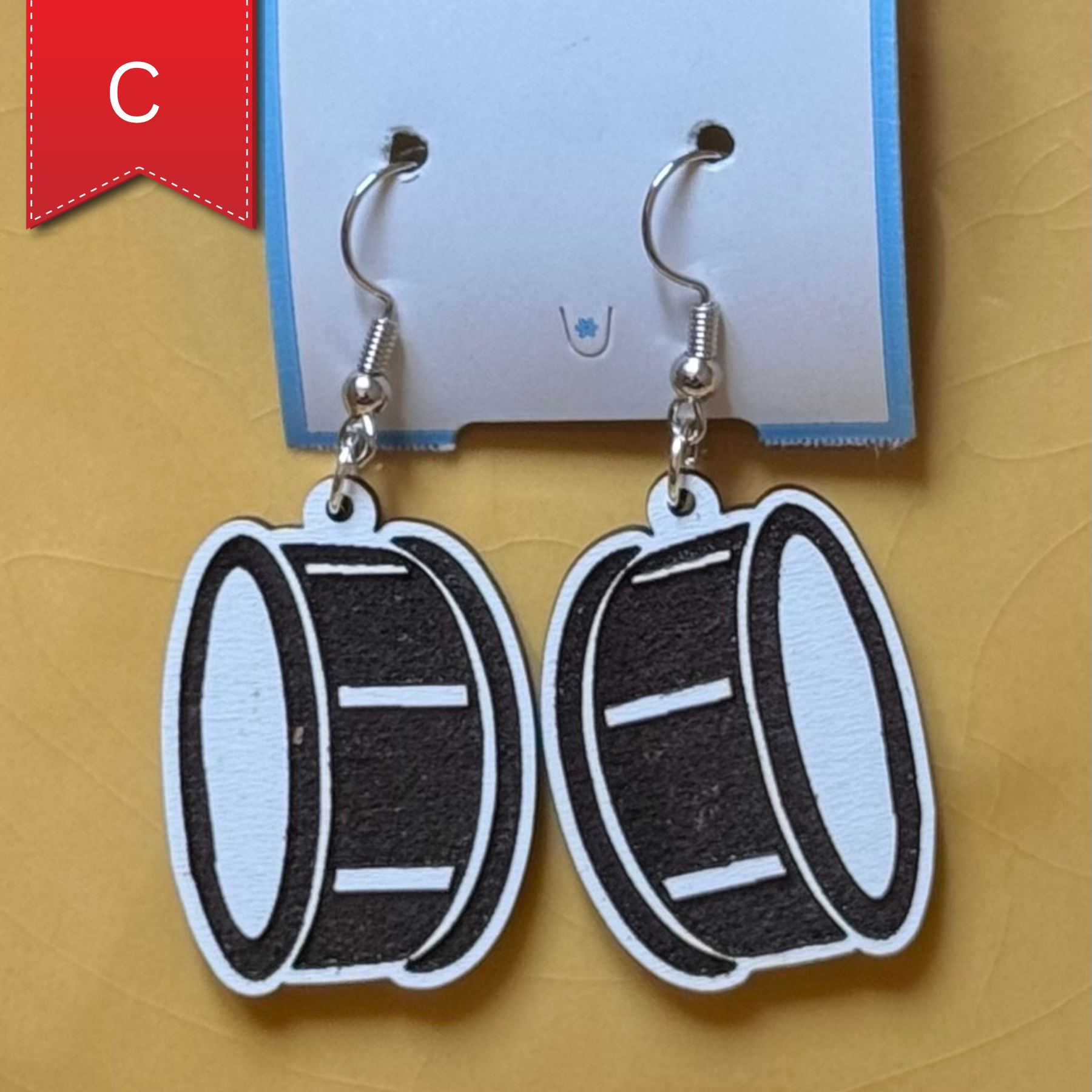 Drum Earrings
