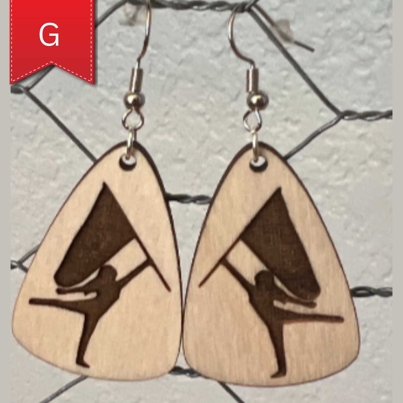 Guard Brown Earrings