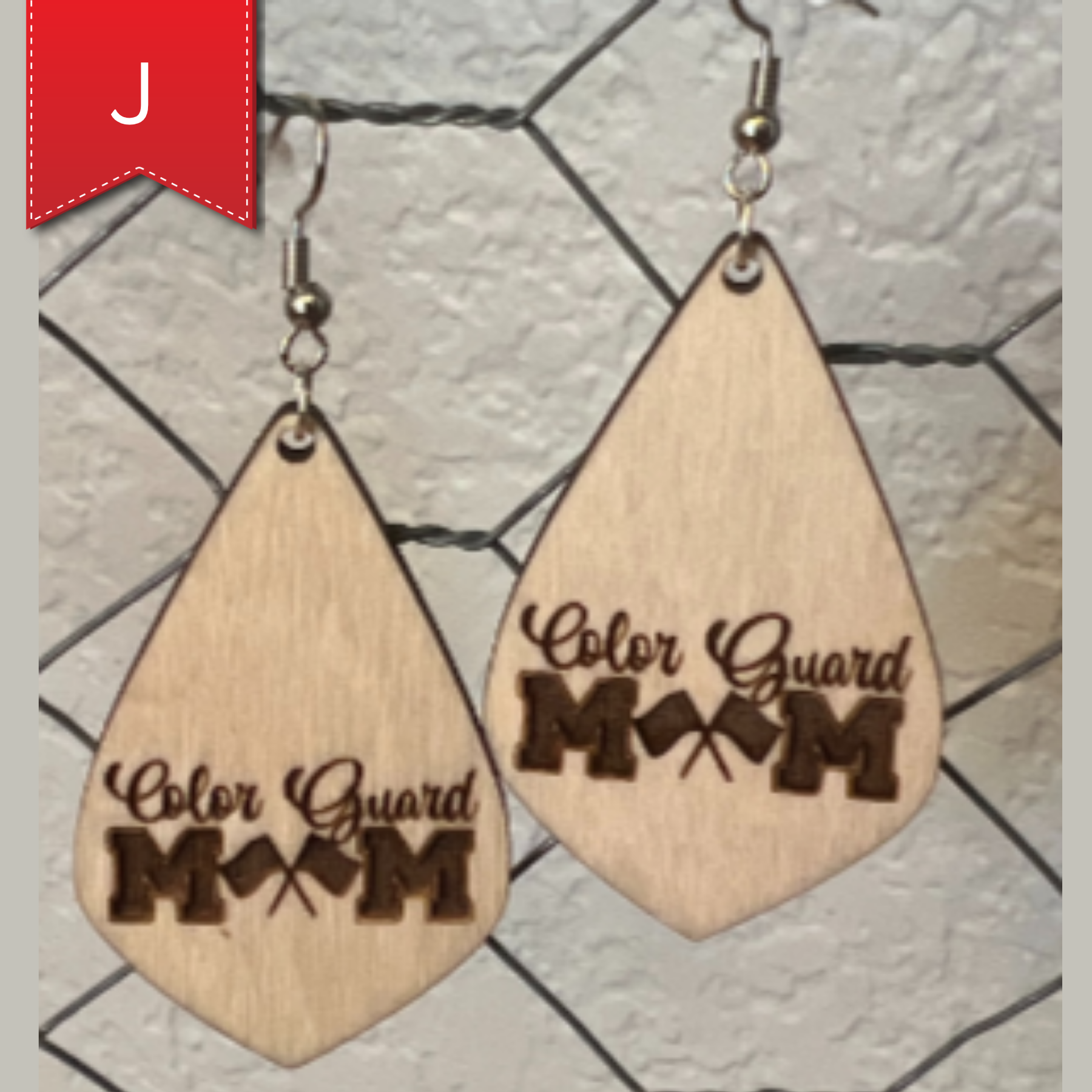 Guard Mom Brown Earrings