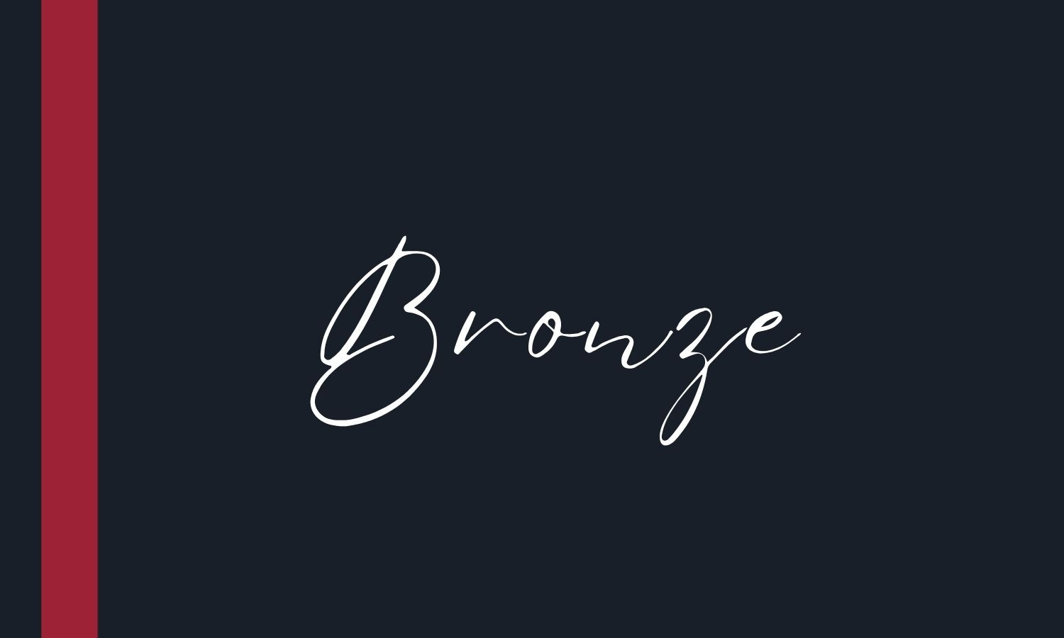 Bronze Level Sponsorship