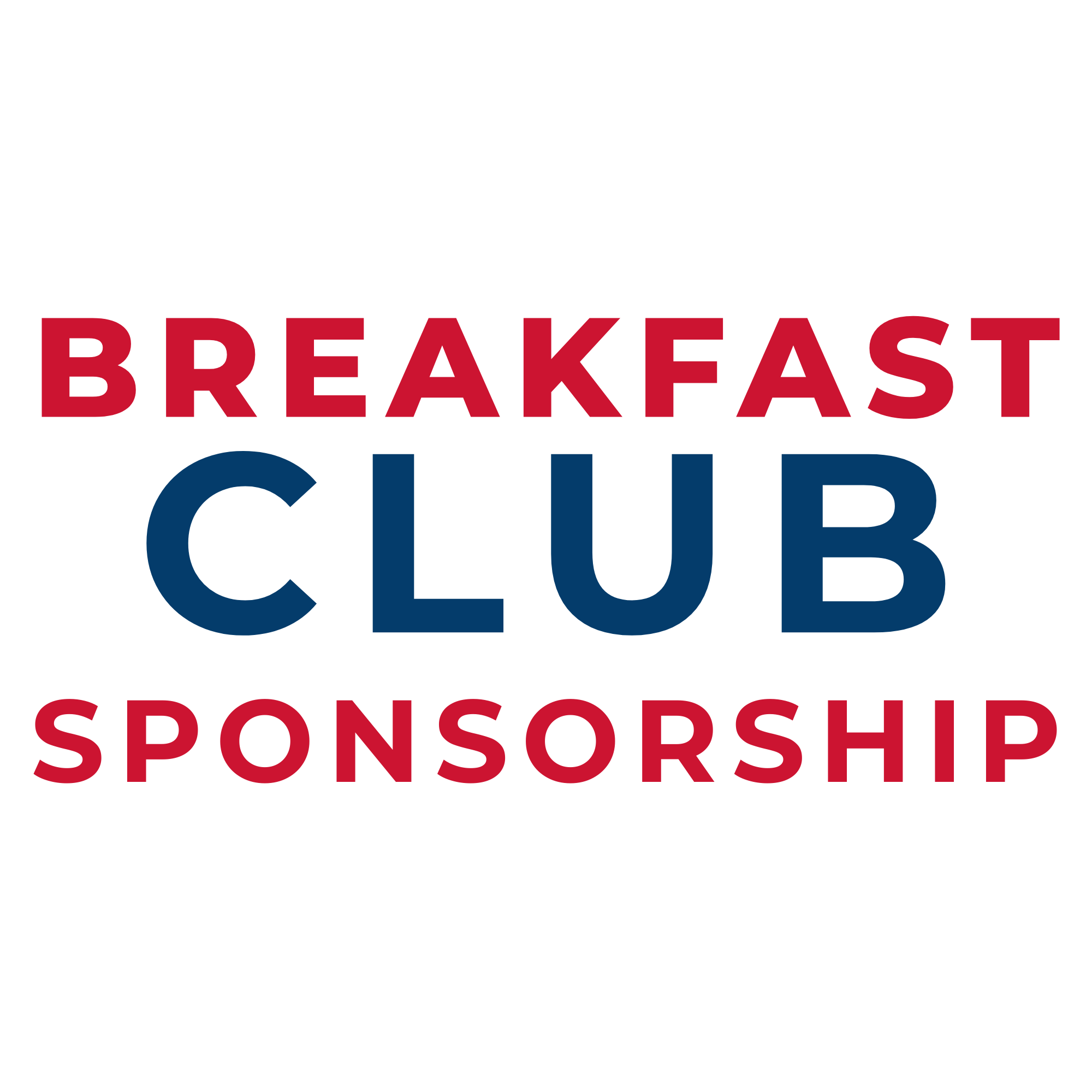 Breakfast Club Sponsor