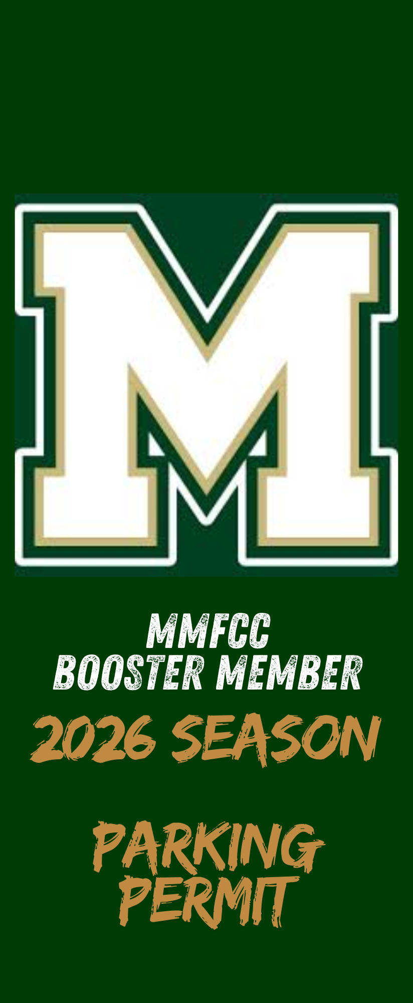 Home Game Parking Pass